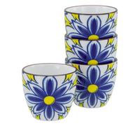 CreaTable, 21890, Serie Aladin, 4-teiliges Geschirrset für 4 Personen, Espresso Set aus Steinzeug, spülmaschinen- und mikrowellengeeignet, Qualitätsproduktion