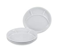 CreaTable, 22922, Serie and Grill UNIVERSAL, Dishes set, Fondue Plate 4 pieces, Porcelain
