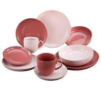 Creatable, 23581 Serie Giardino-Two, vajilla de 10 piezas, porcelana.