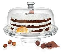 CreaTable, 24740 Serie ServeButler - Juego de 2 platos para servir de cristal, apto para lavavajillas y microondas, fabricado en Europa