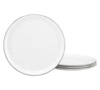 Creatable, 24847 Serie Vintage Nature - Juego de vajilla de 4 piezas para 4 personas, plato de pizza de porcelana, apto para lavavajillas y microondas, fabricado en Europa