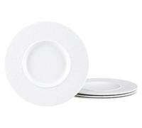 Creatable, 25147 Serie Show Time Drops - Juego de vajilla de 4 piezas para 4 personas (porcelana, apto para lavavajillas y microondas), fabricado en Europa