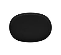 Creatable, 30002 Serie Uno Black - Plato ovalado de 1 pieza, plato de servicio de gres, apto para lavavajillas y microondas, fabricado en Portugal