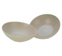 Creatable, 33046 Serie Vesuvio - Vajilla de 2 piezas para 2 personas, ensaladera de gres, apto para lavavajillas y microondas, fabricado en Portugal