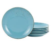 Creatable Nature Collection 22062 - Juego de 6 platos de postre (21 cm), color azul