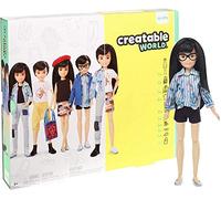 Creatable World Figura Unisex, muñeco articulado, pelucas color negro y accesorios (Mattel GGG54) , color/modelo surtido