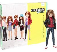 Creatable World Figura Unisex, muñeco articulado, pelucas color rubio oscuro y accesorios (Mattel GGG53) , color/modelo surtido