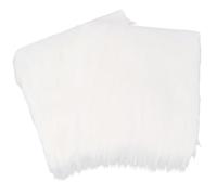 CREATCABIN 2 Alfombra de Piel Sintética Cuadrada para Casilleros Escolares, 12 x 12 alfombras Blancas Mullidas con Respaldo Antideslizante, Cojín Pequeño de Felpa Suave Y Peludo para Silla, Mesa, Fot