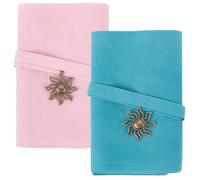 CREATCABIN 2 pieza de tarot de terciopelo, porta cartas de tarot, bolsas para cartas de tarot, fundas para cartas de tarot con amuleto de eclipse solar, bolsa de transporte para tarot, soporte de alma