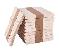 CREATCABIN 500 Unidad de Mini Palitos de Manualidades Palitos Pequeños para Helado Palitos Cortos para Paletas de Helado Palitos de Madera Natural A Granel para Manualidades Bricolaje Arte 9.2x0.9cm