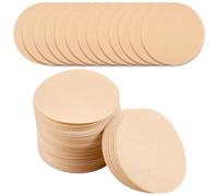 CREATCABIN 800 Filtro de Café Redondo de Papel para Cafetera Filtro de Papel de 2 Pulgadas Sin Blanquear Portafiltros Compatible con Cafeteras Cafeteras Espresso Moka Cafeteras de Goteo para 5.1cm