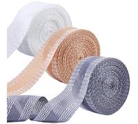 CREATCABIN Cinta para Dobladillo de Pantalones, con Bordes Modificados, para Decoración del Hogar, Termoadhesiva, para Pantalones, Trajes, Cortinas, Ropa, Manteles, Textiles para el Hogar 50x2.5cm