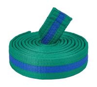 CREATCABIN Cinturón de Taekwondo Verde Azulado, Cinturón de Artes Marciales de Poliéster, Cinturón de Uniforme de Judo, Karate, TKD, Aikido, Cinturón de Clasificación Largo, Suave, Ajuste Universal, C