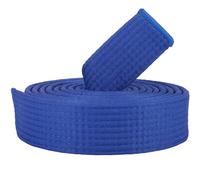 CREATCABIN Cinturón Jiu Jitsu Azul Oscuro Cinturón Artes Marciales Poliéster Judo TKD Aikido Cinturón Clasificación Uniforme Cinturones Largos Suaves Ajuste Universal para Hombres Mujeres 280cm