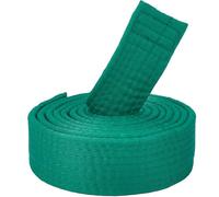 CREATCABIN Cinturón Verde de Jiu Jitsu de Poliéster para Artes Marciales, Cinturón de Judo, Jiu-Jitsu, TKD, Aikido, Uniforme, Cinturón de Rango, Largo, Suave, Ajuste Universal, Cinturones de Taekwondo