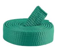 CREATCABIN Cinturón Verde de Karate, Jiu-Jitsu, de Poliéster, para Artes Marciales, Judo, TKD, Aikido, Uniforme de Clasificación, Largo, Suave, Universal, para Taekwondo, Equipo de Entrenamiento Depor