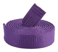 CREATCABIN Cinturones Morados de Poliéster para Jiu Jitsu Brasileño, para Artes Marciales, Judo, Karate, TKD, Aikido, Uniformes de Clasificación, Largos, Suaves, de Ajuste Universal, para Taekwondo, H