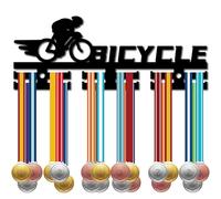 CREATCABIN Colgador de Medallas de Bicicleta Estante de Exhibición de Medallas de Ciclista Gancho de Acrílico Montado En la Pared con 12 Gancho Separado para Colgar 0ver 40+ medallas para