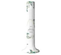 CREATCABIN Hoja Blanca Cubierta de Polvo Cubierta de Ventilador Vertical Protección de Polvo Cubierta de Ventilador de Piso Ciervo Blanco Hogar Torre Ventilador Cubierta de Tela Lavable para 125x60cm