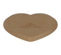 CREATCABIN Moldes de Cerámica con Forma de Corazón, Moldes para Arcilla, Moldes para Placas de Cerámica, Herramientas de Madera para Cerámica, Moldes para Bandejas, Tabla de Secado de Arcilla 15x13cm