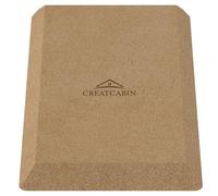 CREATCABIN Moldes Rectangulares para Placas de Cerámica Moldes de Madera para Cerámica Herramientas de Moldeo de Arcilla Moldes para Platos de Cerámica Moldes de MDF para Placas Construcción 27 x 15cm