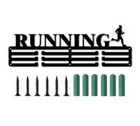 CREATCABIN Soporte para Medallas Deporte Correr Atleta Medallas Colgador Soporte de Exhibición Soporte de Pared Colgador Decoración Soportes para Corredores para el Hogar Insignia 3 peldaño