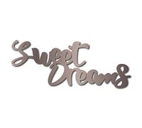 CREATCABIN Sweet Dreams Letrero Madera para Decoración Pared Arte Recortado Letra Cortada Láser Sin Terminar Decorativo Día San Valentín para Sala Estar Puerta Casa Casa Campo Porche Dormitorio