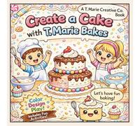 Create A Cake With T. Marie Bakes: A Kids’ Coloring Book with Fun Baking Activities, Cake Design, and Creative Play for Ages 4-8 (T. Marie Bakes Series)