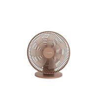 CREATE / AIR DUAL COMPACT/Ventilador de mesa y pared con batería recargable moca/Silencioso, 2 en 1, autonomía hasta 7 horas, 3 velocidades, 10W