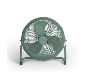 CREATE / AIR FLOOR RETRO/Ventilador industrial de suelo verde sage/Ventilador 12 pulgadas,flujo de aire potente, 3 velocidades,silencioso,ligero, patas antideslizantes, 55W