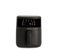 CREATE/AIR FRYER DUAL HEAT/Freidora de aire 6.5 L con doble resistencia negro/Calor arriba y abajo, 6-7 raciones, 10 programas, control táctil, control de tiempo y tempertura, 1550+400W