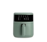 CREATE/AIR FRYER DUAL HEAT/Freidora de aire 6.5 L con doble resistencia verde sage/Calor arriba y abajo, 6-7 raciones, 10 programas, control táctil, control de tiempo y tempertura, 1550+400W