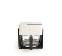 CREATE/AIR FRYER STUDIO CRYSTAL/Freidora sin aceite 4.2 L con vaporizador de agua blanco roto/Capacidad 5-6 raciones, 6 programas, bandeja de cristal, control de tiempo y tempertura, 1300W