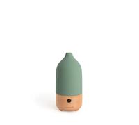 CREATE/Aroma Ceramic/Difusor de Aromas y Mini humidificador con luz Verde Sage/Depósito 100 ml, para estancias hasta 20-35 m², 7 Colores de Luces LED, función aromaterapia, 5W