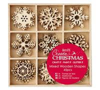 Create Christmas docrafts, Crear y Realizar, Madera, Beige, 1.51 x 10.36 x 12.44 cm