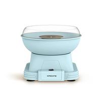 CREATE/COTTON CANDY MAKER/Máquina de algodón de azúcar Azul / 500W, diseño retro, patas antideslizantes, sitema de seguridad anti recalentamiento