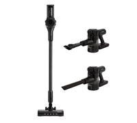 CREATE / Cyclone Force/Aspiradora Vertical sin Cable Negro/Sin Cable, 5 Accesorios, tecnología Anti-enredos, autonomía de hasta 55 min, 25.9V, Filtro HEPA, 350W