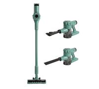 CREATE / Cyclone Force/Aspiradora Vertical sin Cable Verde Sage/Sin Cable, 5 Accesorios, tecnología Anti-enredos, autonomía de hasta 55 min, 25.9V, Filtro HEPA, 350W