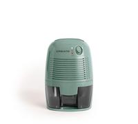 CREATE/Deshumidificador mini 500ml verde sage/Pequeño y manejable, indicador LED, sistema Peltier, ultrasilencioso y fácil de usar, sistema de apagado automático, 22W