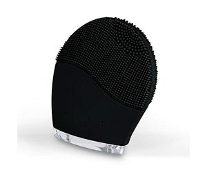 CREATE/FACE WAVE/Limpiador Facial Negro/Cepillo Facial de Silicona, Rejuvenece la Piel, Masajeador, para todo tipo de pieles, Tecnología Vibración Sónica, Protección contra el agua IPX5
