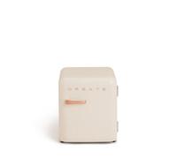 Create Frigorífico Retro Mini 48L Gas R600a ECO Friendly Baige/Rosa F