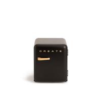 Create Frigorífico Retro Mini 48L Gas R600a Eco Friendly Negro/Madera F