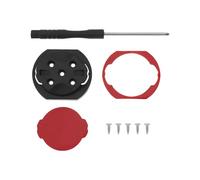 Create idea 1 adaptador de montaje para computadora de bicicleta compatible con Garmin Edge Series Bike Computer compatible con pestañas de montaje Garmin rotas, 3,3 x 2,8 cm