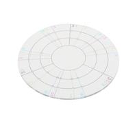 Create idea 1 divisor de círculo de cerámica acrílico pequeño herramientas de cerámica diámetro de disco 9 cm herramienta de medición de cerámica arcilla igual plantilla de arcilla Gadget números