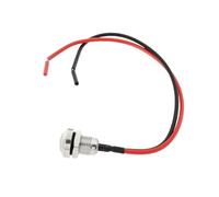 Create idea 1 interruptor de botón momentáneo de guitarra de 8 mm de diámetro de montaje para reemplazar la olla de tono mini en guitarra, interruptor de guitarra de acero inoxidable