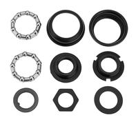 Create idea 1 juego de soporte inferior de bicicleta Carnk 5/16x9 24TPI BMX Cruiser Bike Set compatible con BMX compatible con bicicleta Cruiser Bike Negro