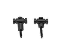 Create idea 1 Juego Retenedores de Cuerdas Metal para Guitarra Cuerdas árboles Pieza Repuesto Incluye 1 Casquillo Bajo 1 Casquillo Alto Y 2 Tornillos de Montaje Color Negro