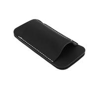 Create idea 1 organizador de cinturón EDC para cuchillos, funda plegable, soporte horizontal de cuero para cinturones de 2 pulgadas y menos, negro (11,6 x 4,5 cm)