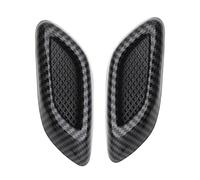 Create idea 1 par de cubiertas de admisi¨®n de flujo de aire, ventilaci¨®n de guardabarros lateral para cap¨® de admisi¨®n de flujo de aire decorativa Universal para coche