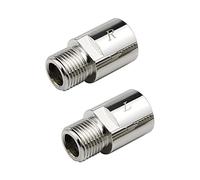 Create idea 1 par de extensores de pedal de bicicleta de acero cromado molibdeno plateado extendido 20 mm apto para pedales roscados de 9/16 pulgadas bicicleta de carreras SPD MT BMX Cruiser